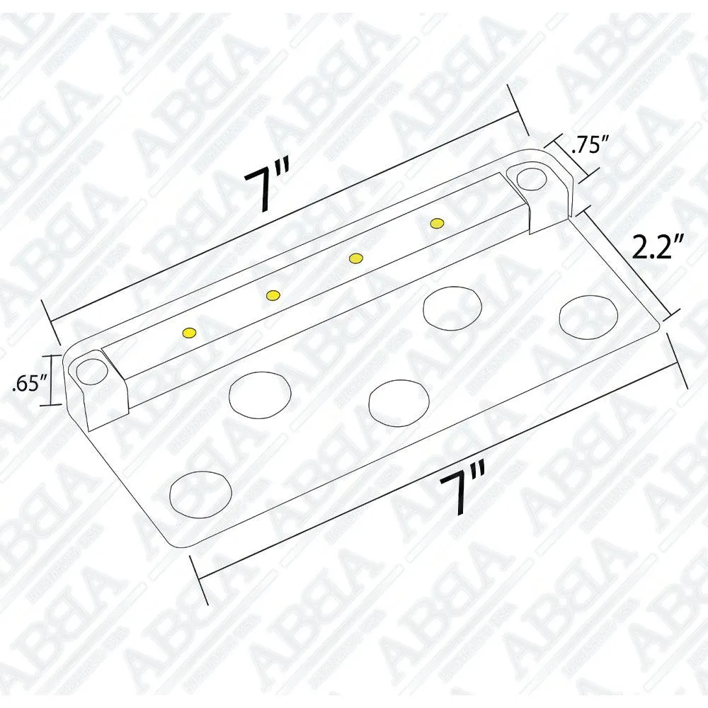 STB13 2.5W LED Aluminum Retaining Wall Light Low Voltage Hardscape Paver Lighting