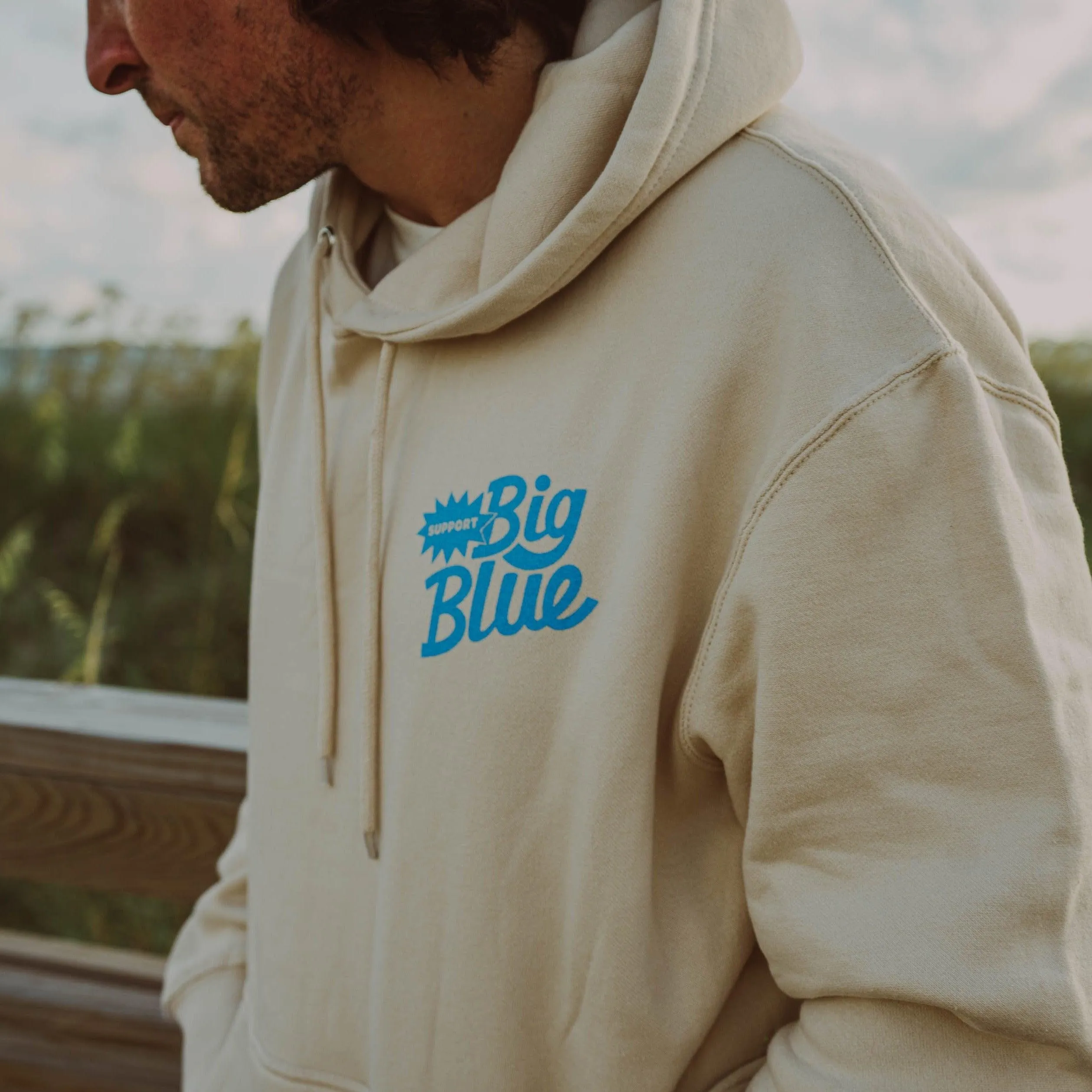 Support Big Blue Hoodie