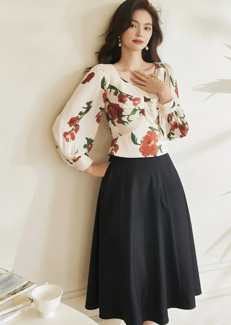 SWING MIDI SKIRT