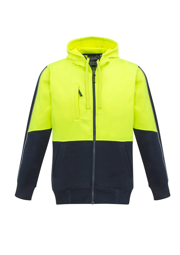 Syzmik Workwear | Unisex Hi Vis Full Zip Hoodie | ZT485