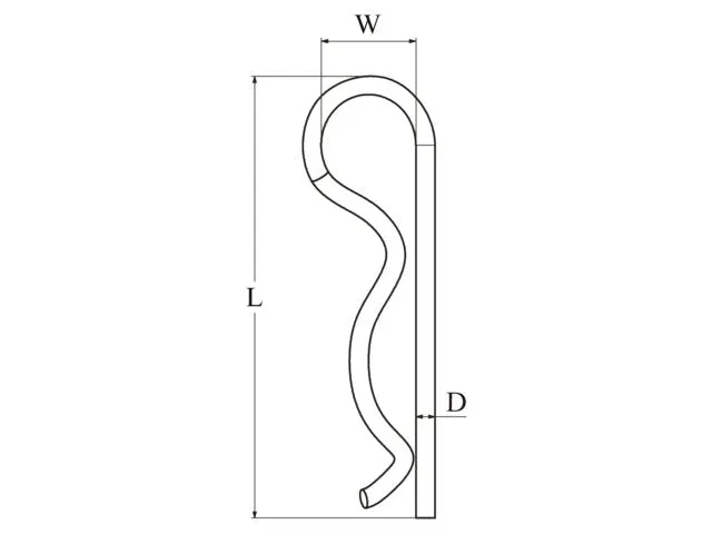 Talamex Retaining R Clip