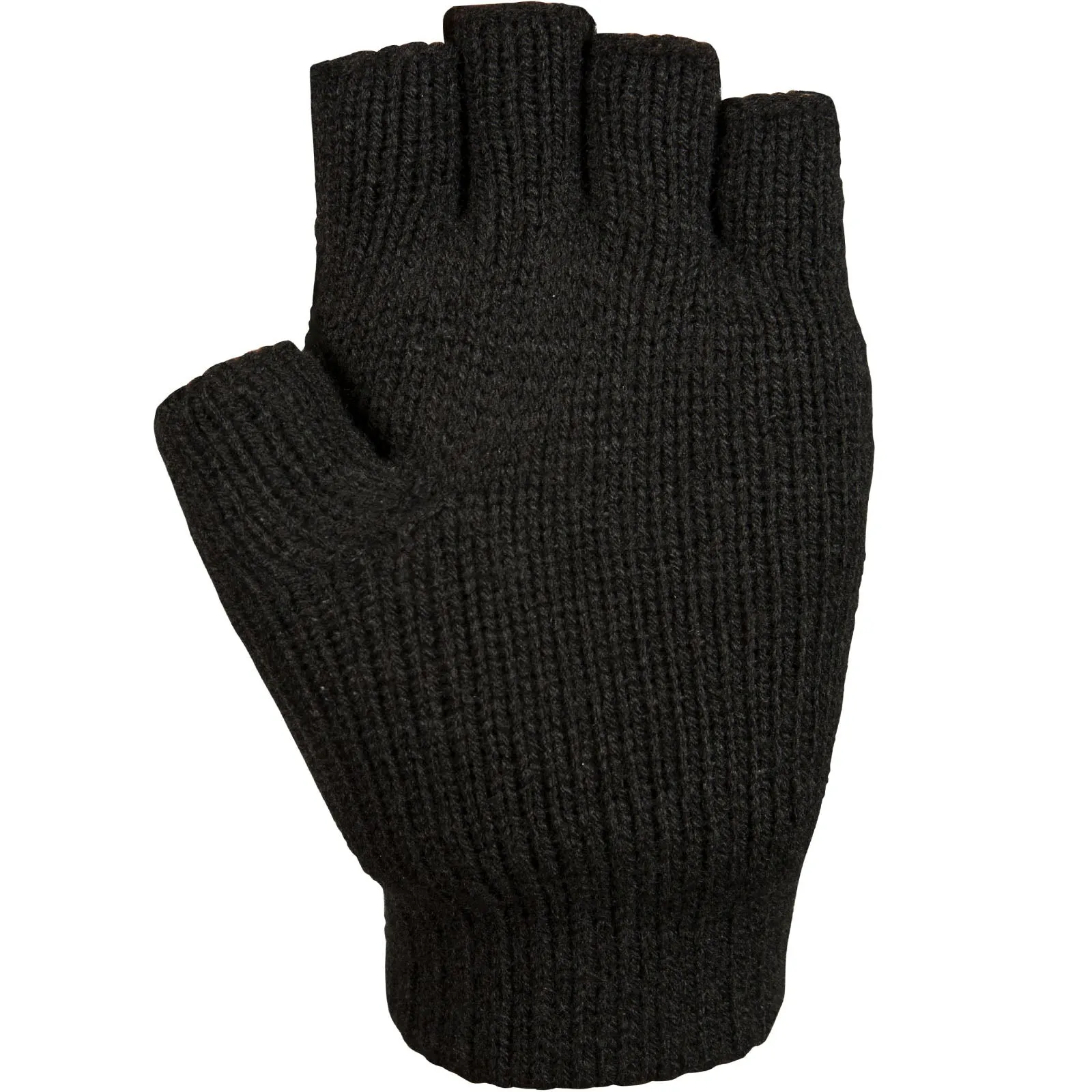 Trespass Adults Dita Fingerless Thinsulate Gloves - Black