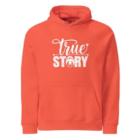 True Story White Christmas Graphics Men Eco Raglan Hoodie