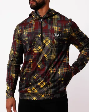 Twisted Tartan Zip Hoodie