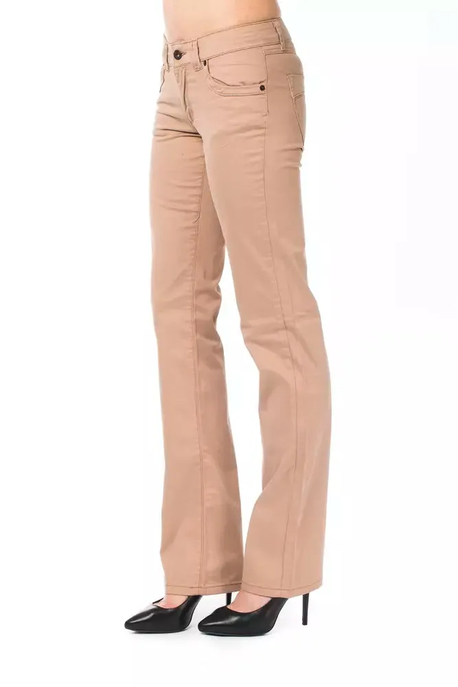 Ungaro Fever Beige Cotton Women Pant