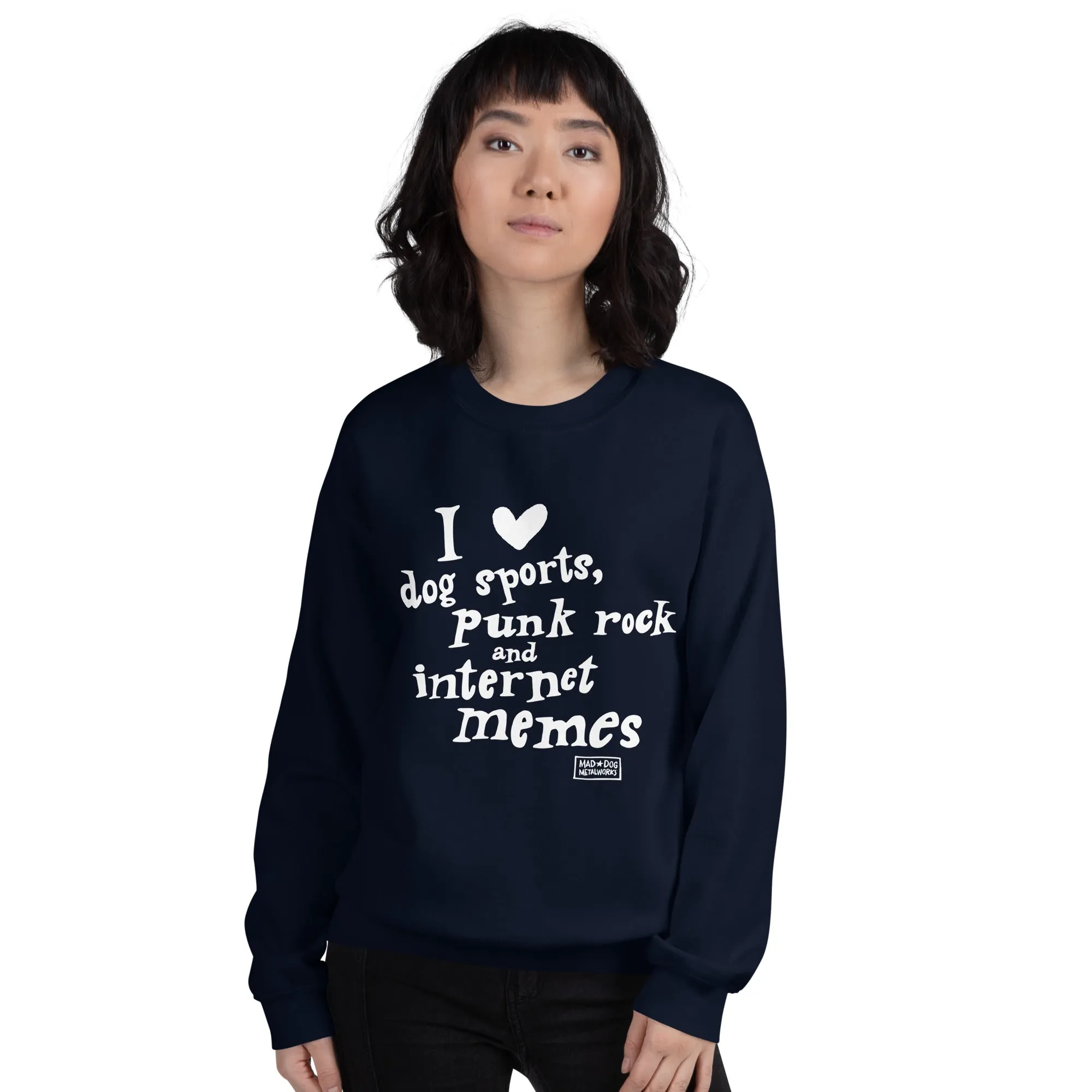 unisex sweatshirt: punk rock