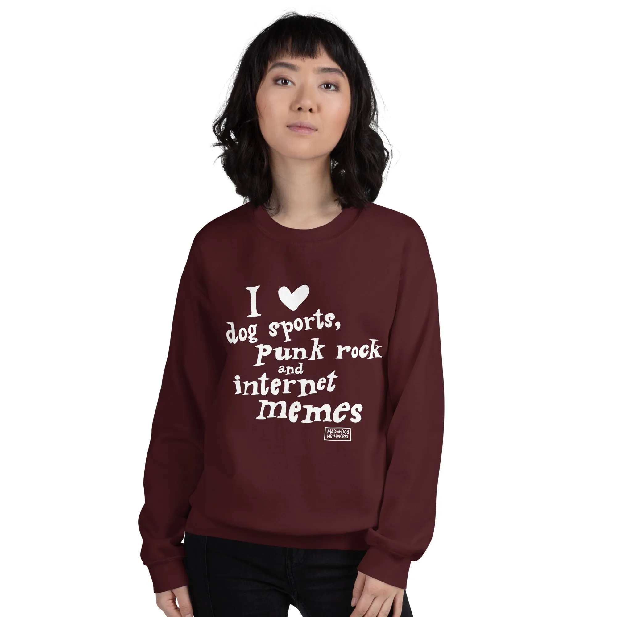 unisex sweatshirt: punk rock