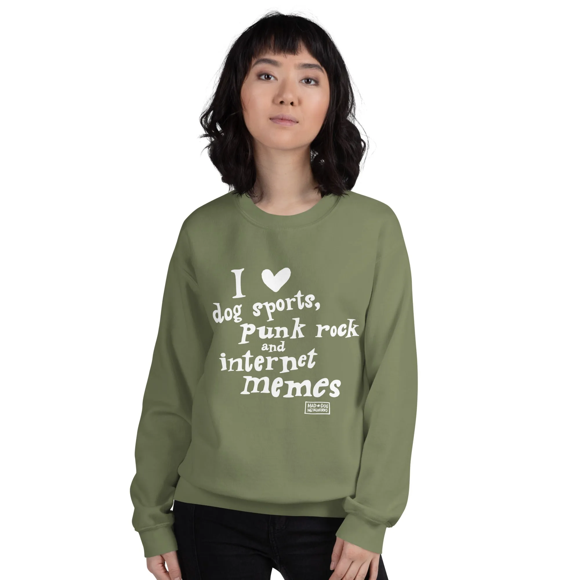 unisex sweatshirt: punk rock