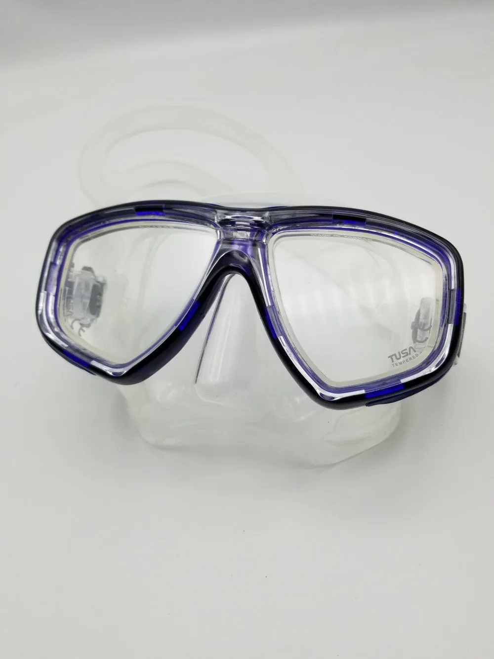 Used Tusa M-212 Freedom CEOS Scuba Diving Mask - Cobalt Blue