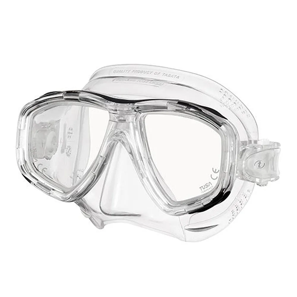 Used Tusa M-212 Freedom CEOS Scuba Diving Mask - Translucent