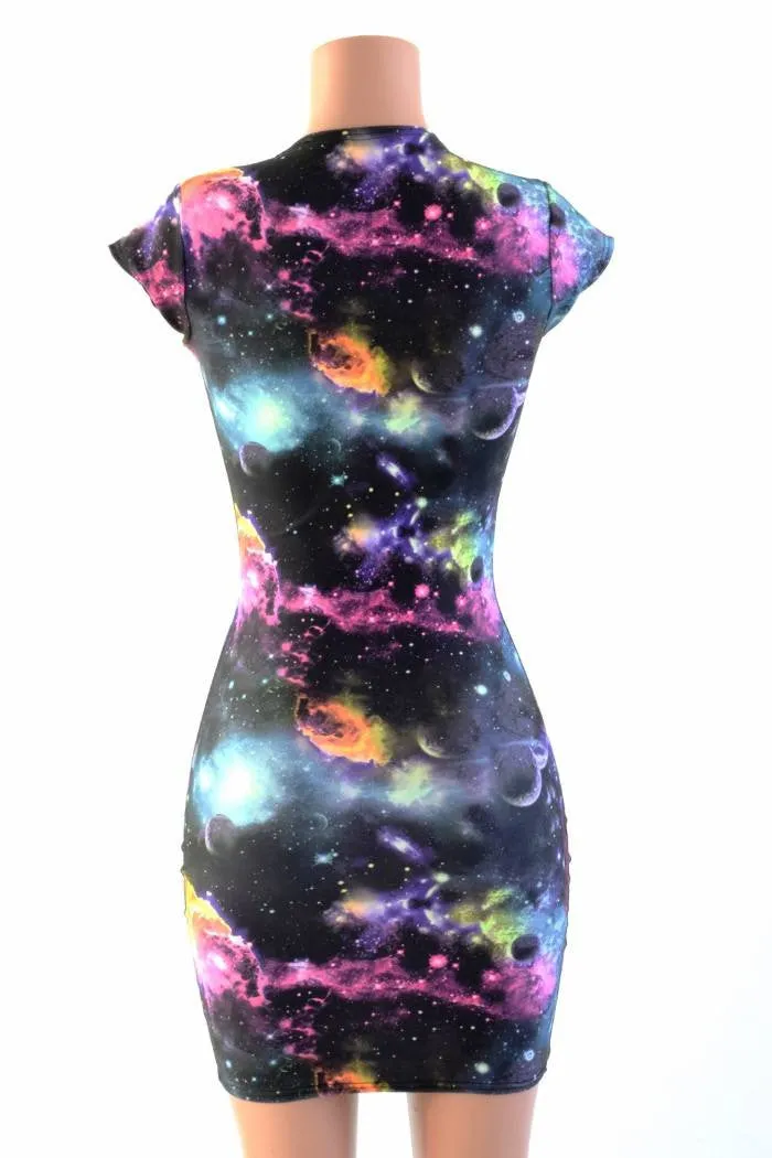 UV Glow Galaxy Dress