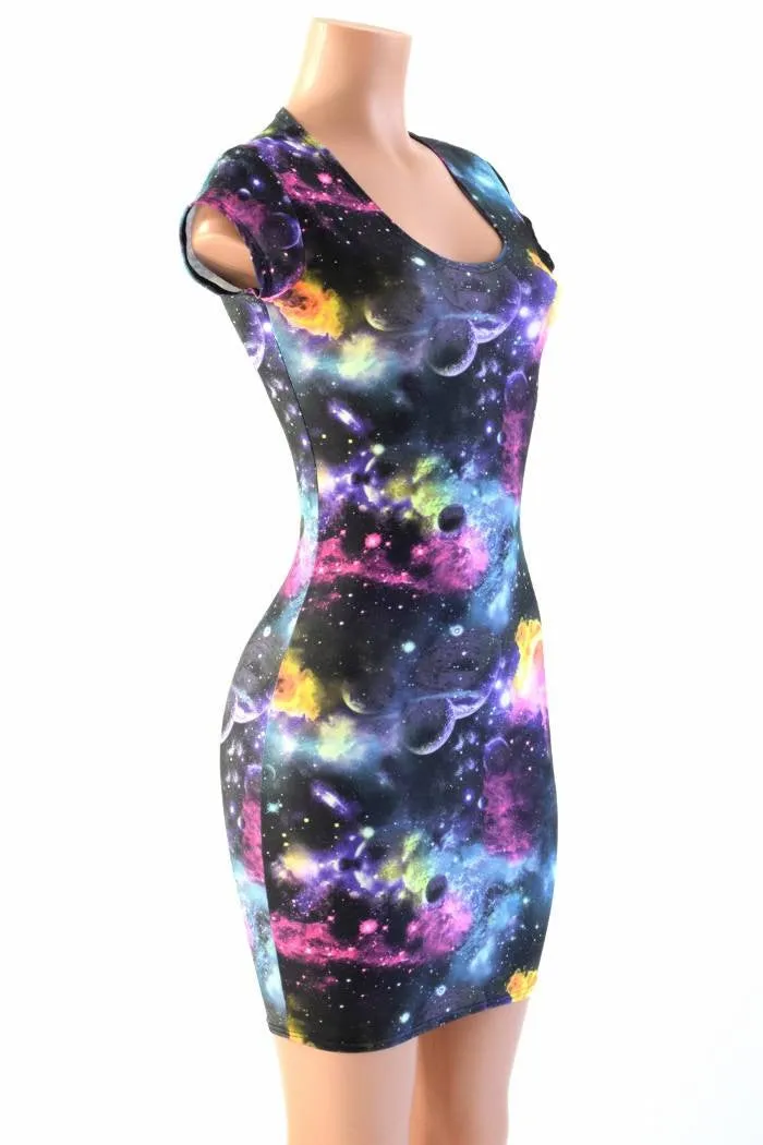 UV Glow Galaxy Dress