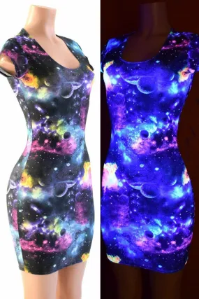 UV Glow Galaxy Dress