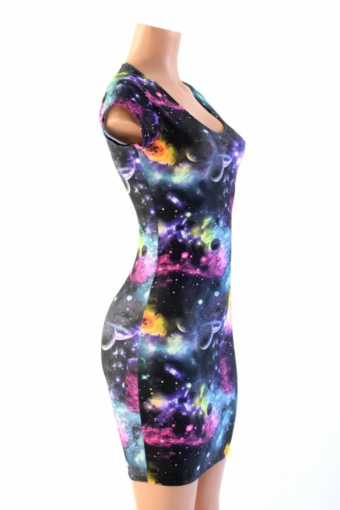 UV Glow Galaxy Dress