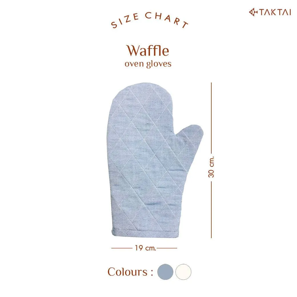 Waffle Bamboo heat resistant gloves-TAKTAI