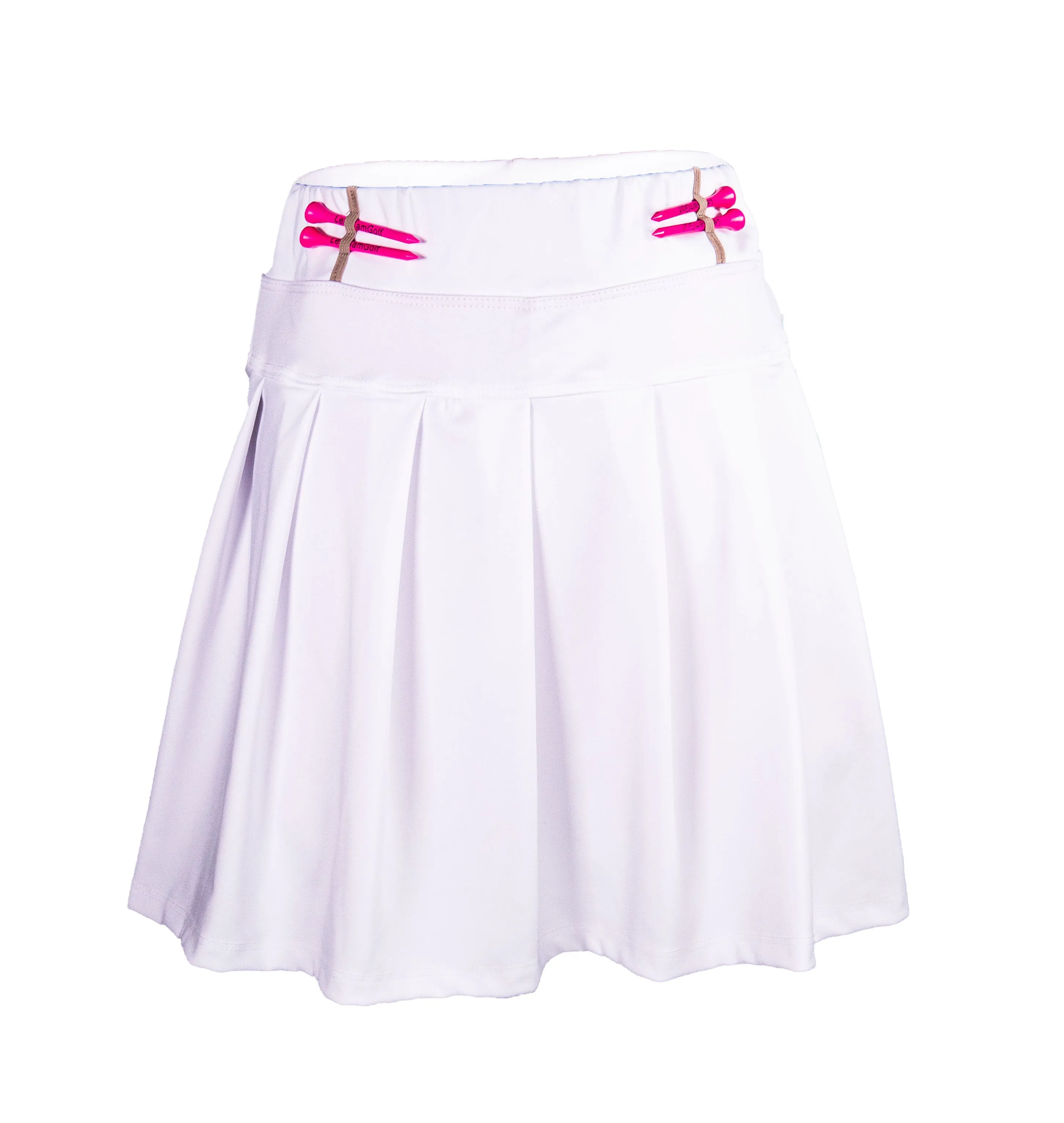 White Pleated skirt