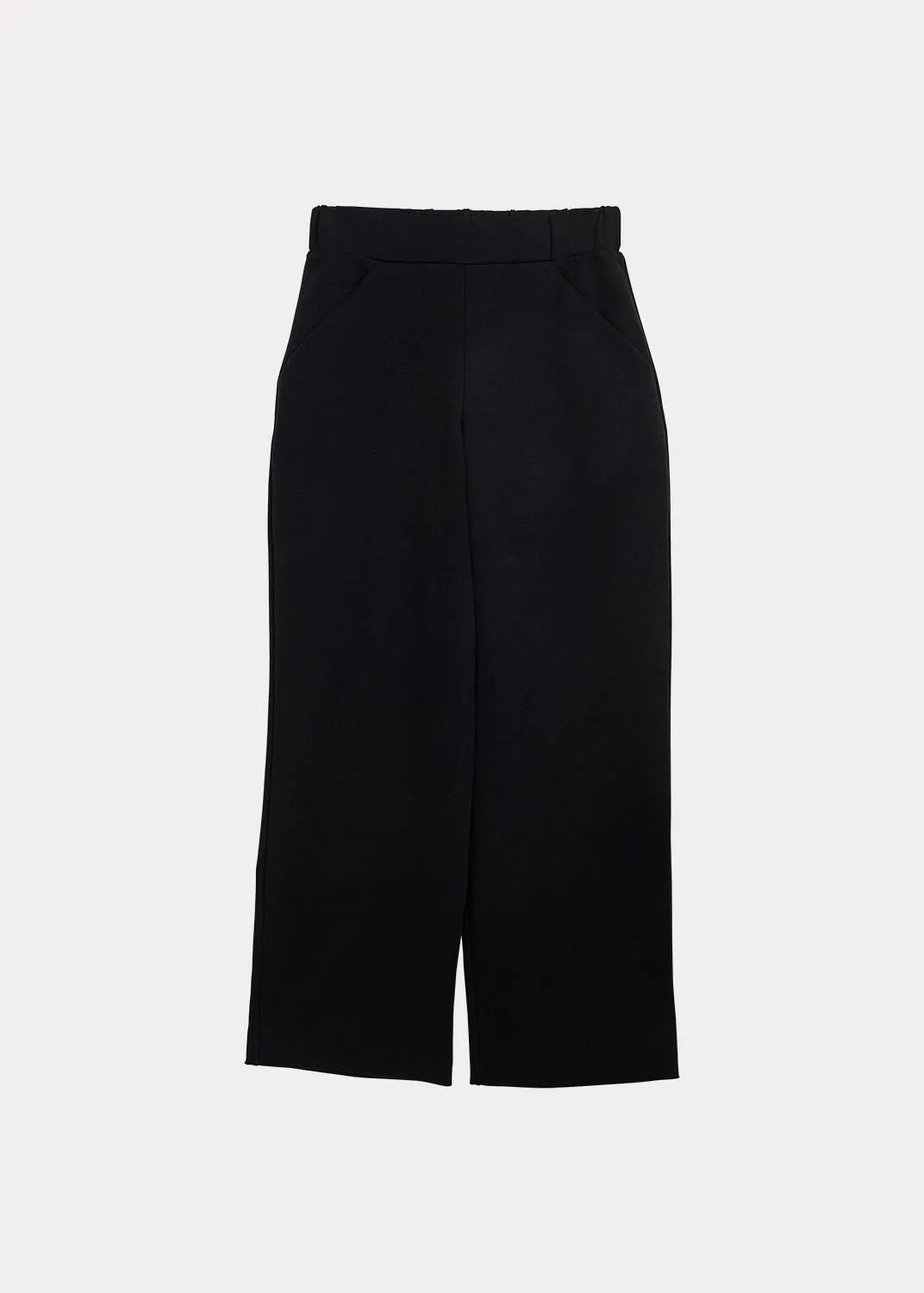 Wide Leg Trousers Black