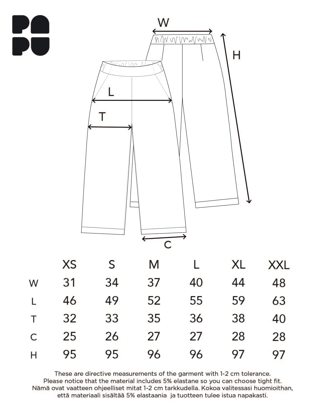 Wide Leg Trousers Juhlat