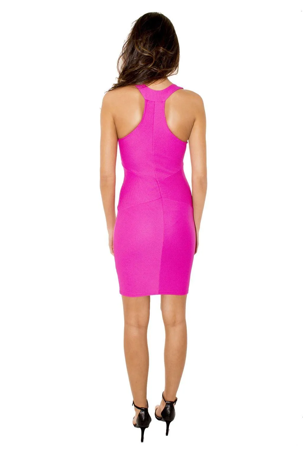 Women Rib Bodycon Dress