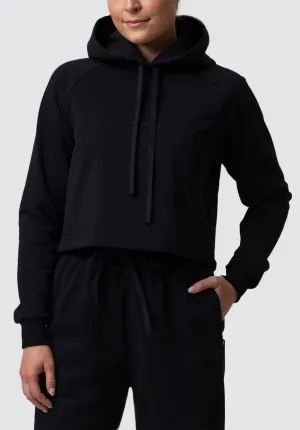 Women's Cropped Hoodie Memore | Black