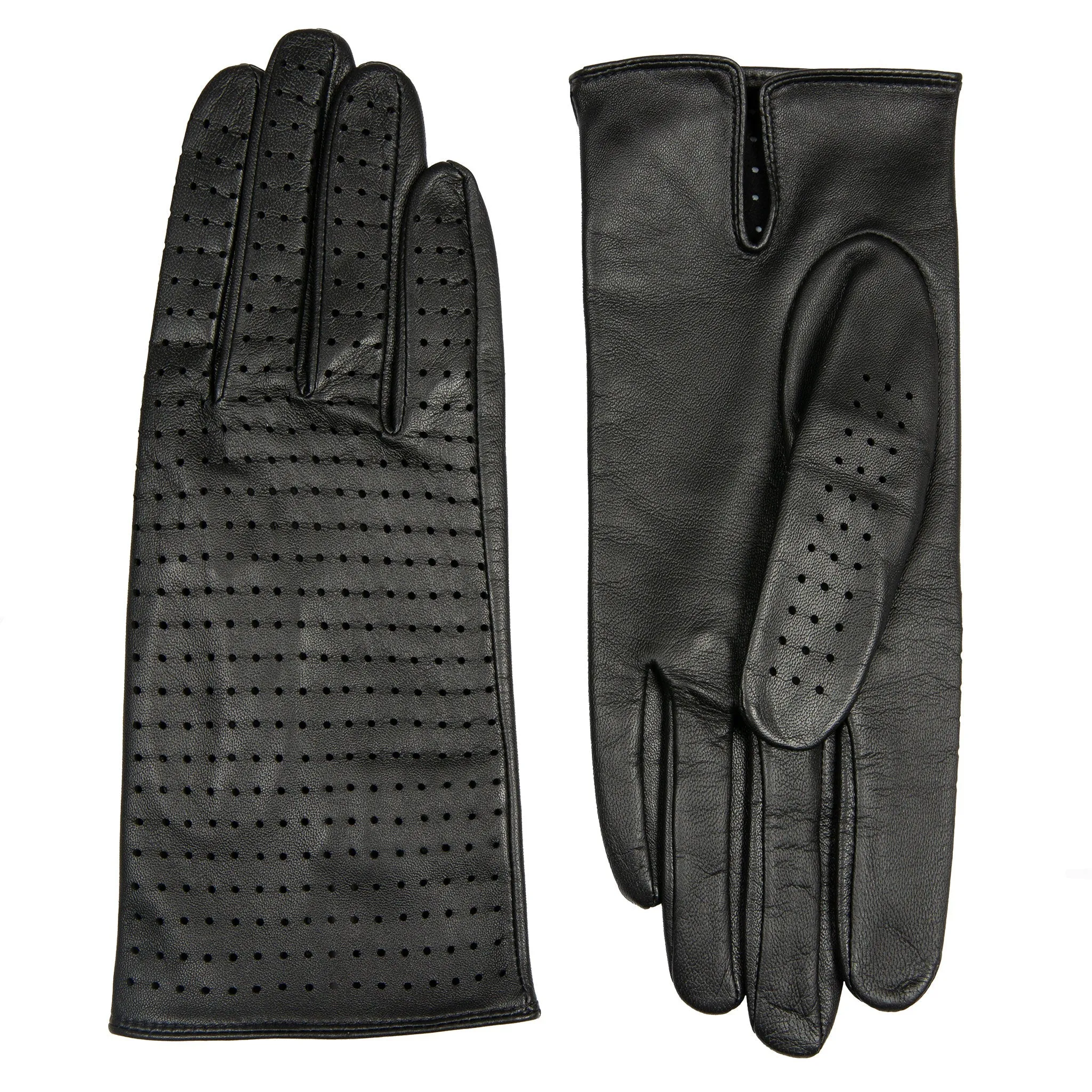 Women’s Perforated Leather Gloves