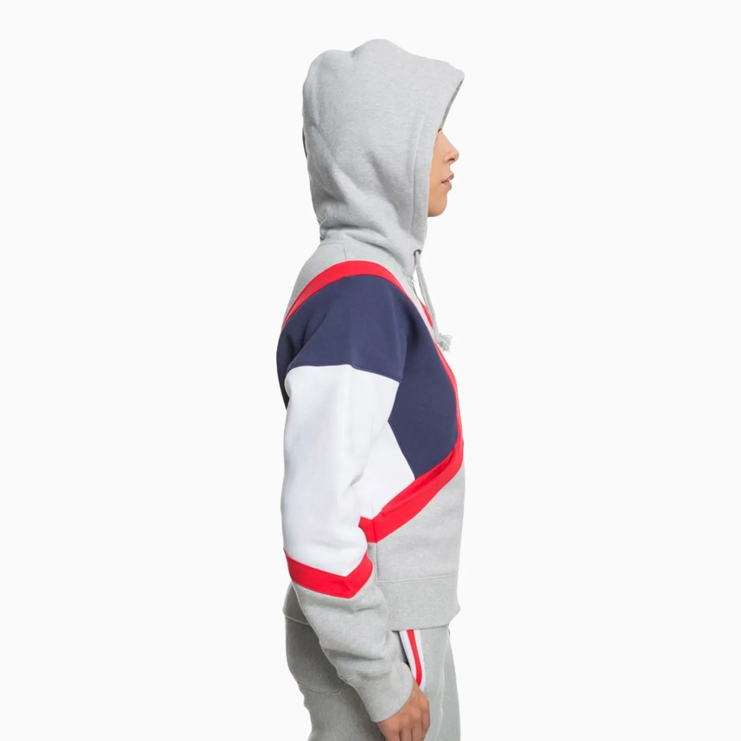 Women's Reverse Weave Colorblock Full Zip Hoodie