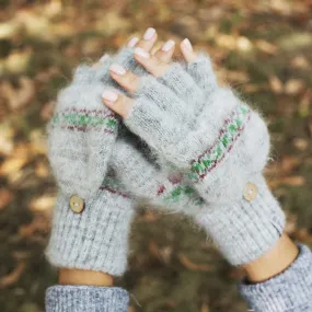 Women's Winterberries Goat Wool Mitten Gloves