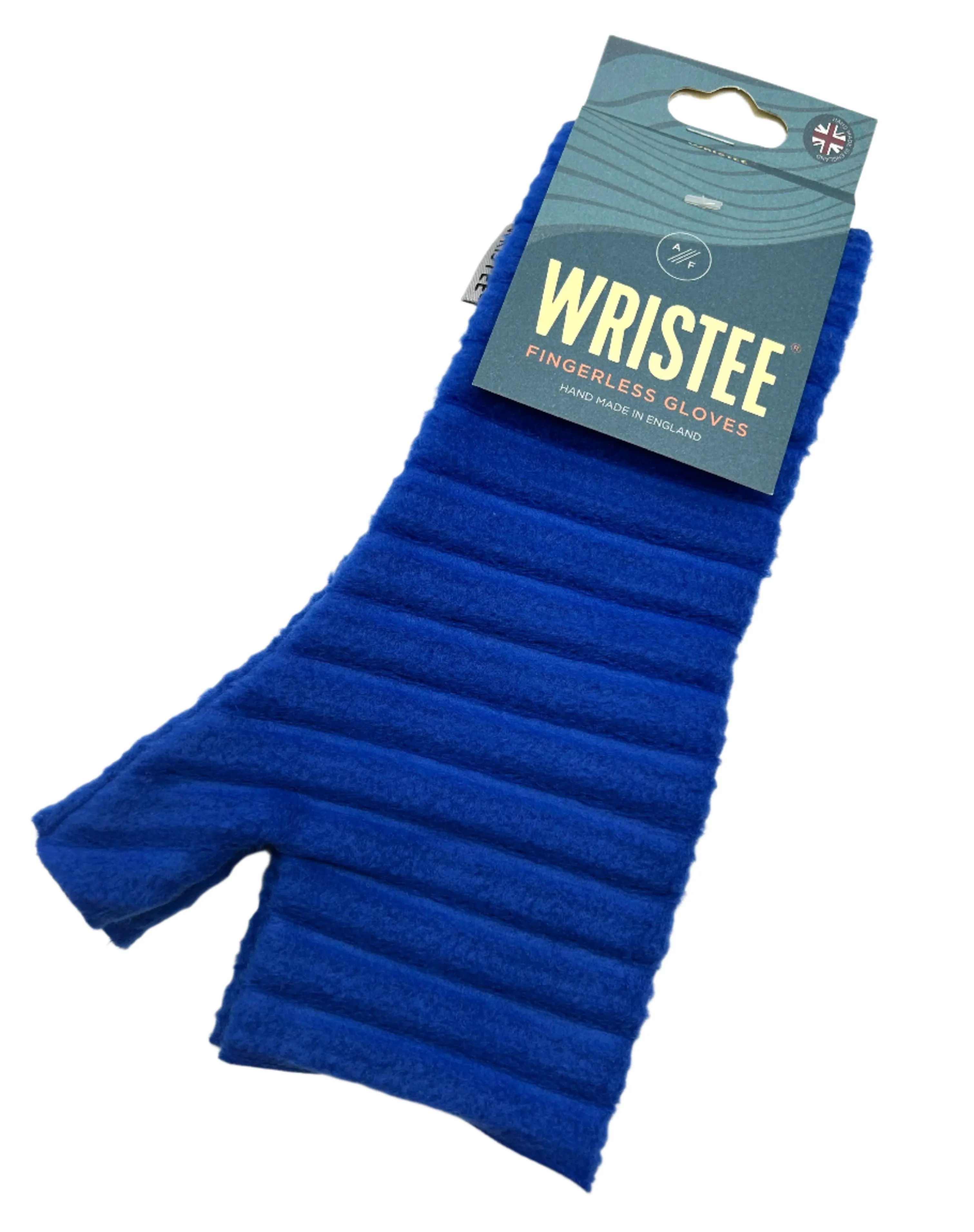 Wristees® Fingerless Gloves - with thumbs - Blue