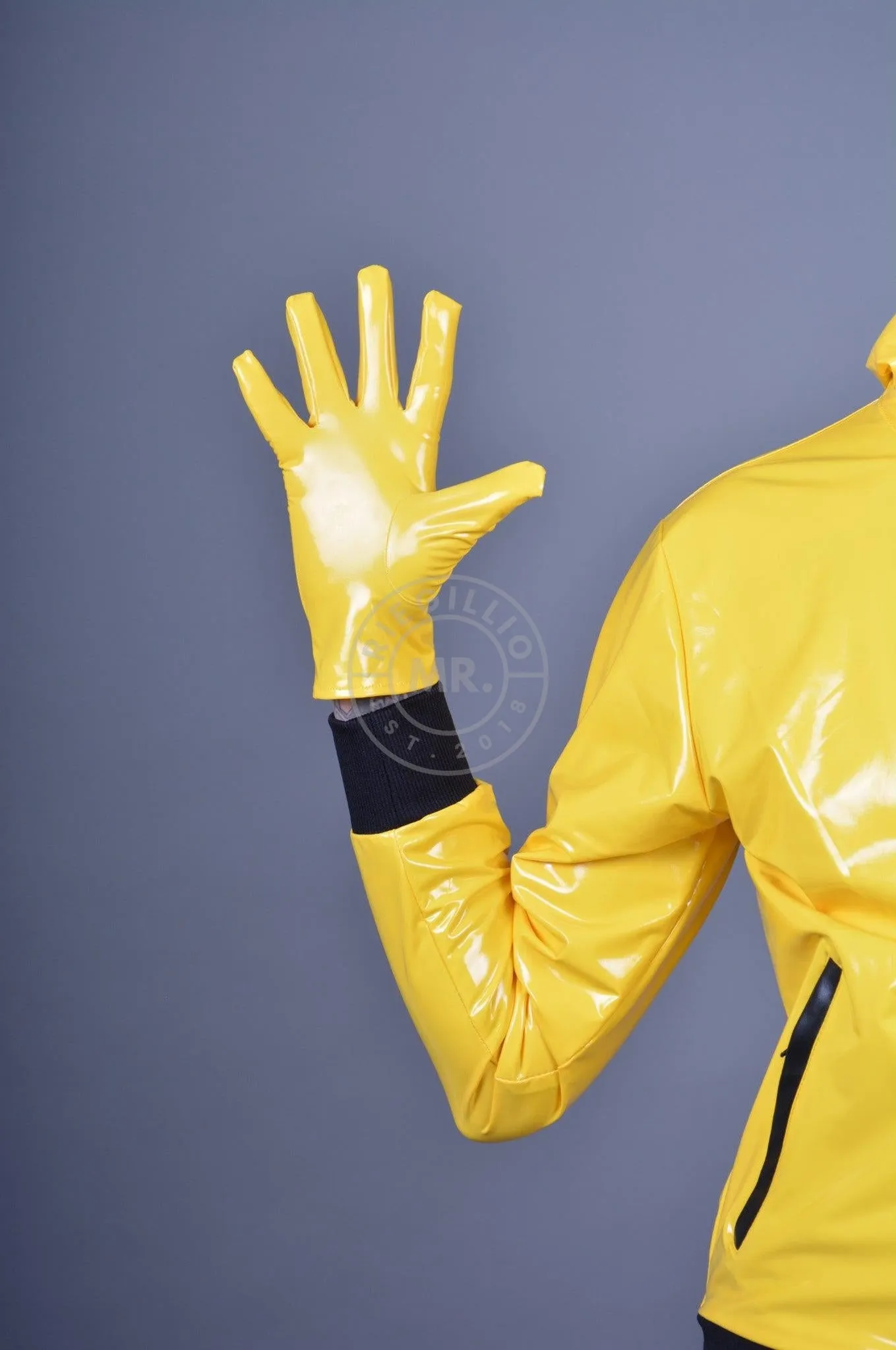 Yellow PVC Gloves